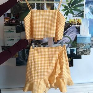 The Bowie Top and Affection Skirt Lovers + Friends